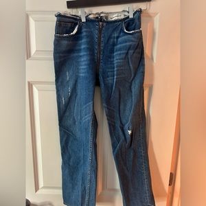 Reformation Zipper Jean in Celtic